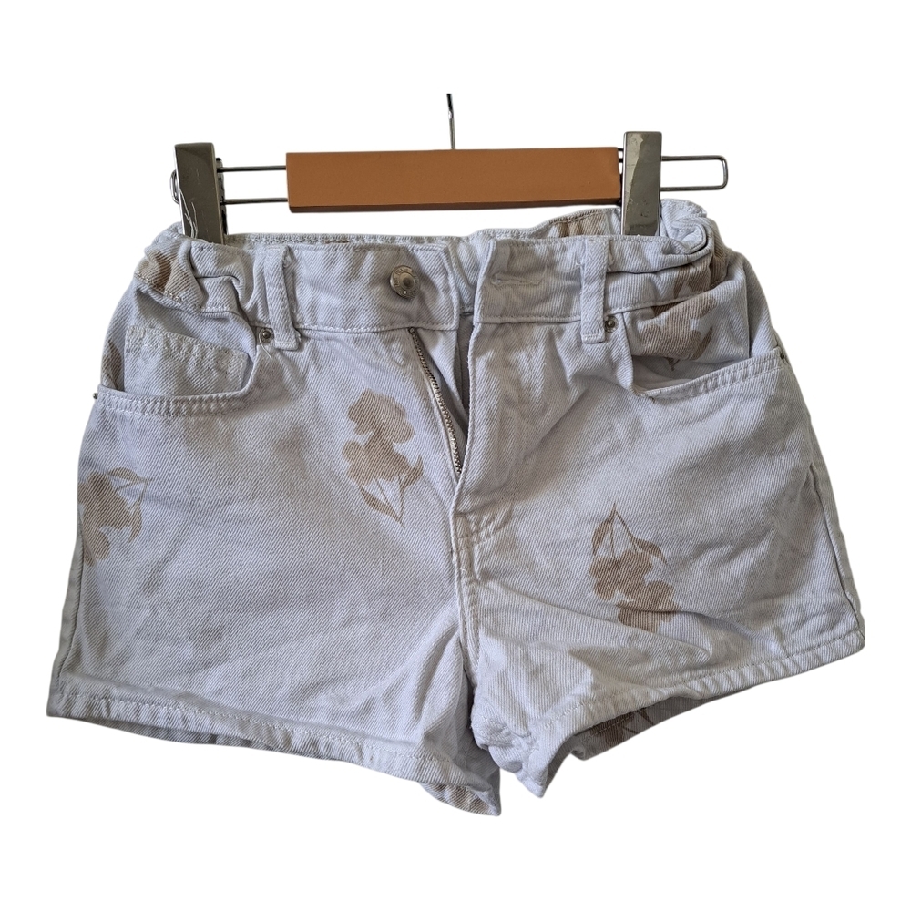 3/25$ ZARA Kids Floral Printed Denim Shorts | Size 11-12 (152 cm)